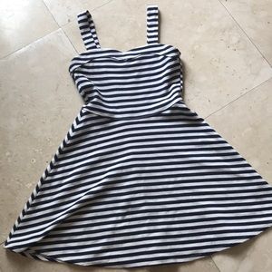 A striped dress